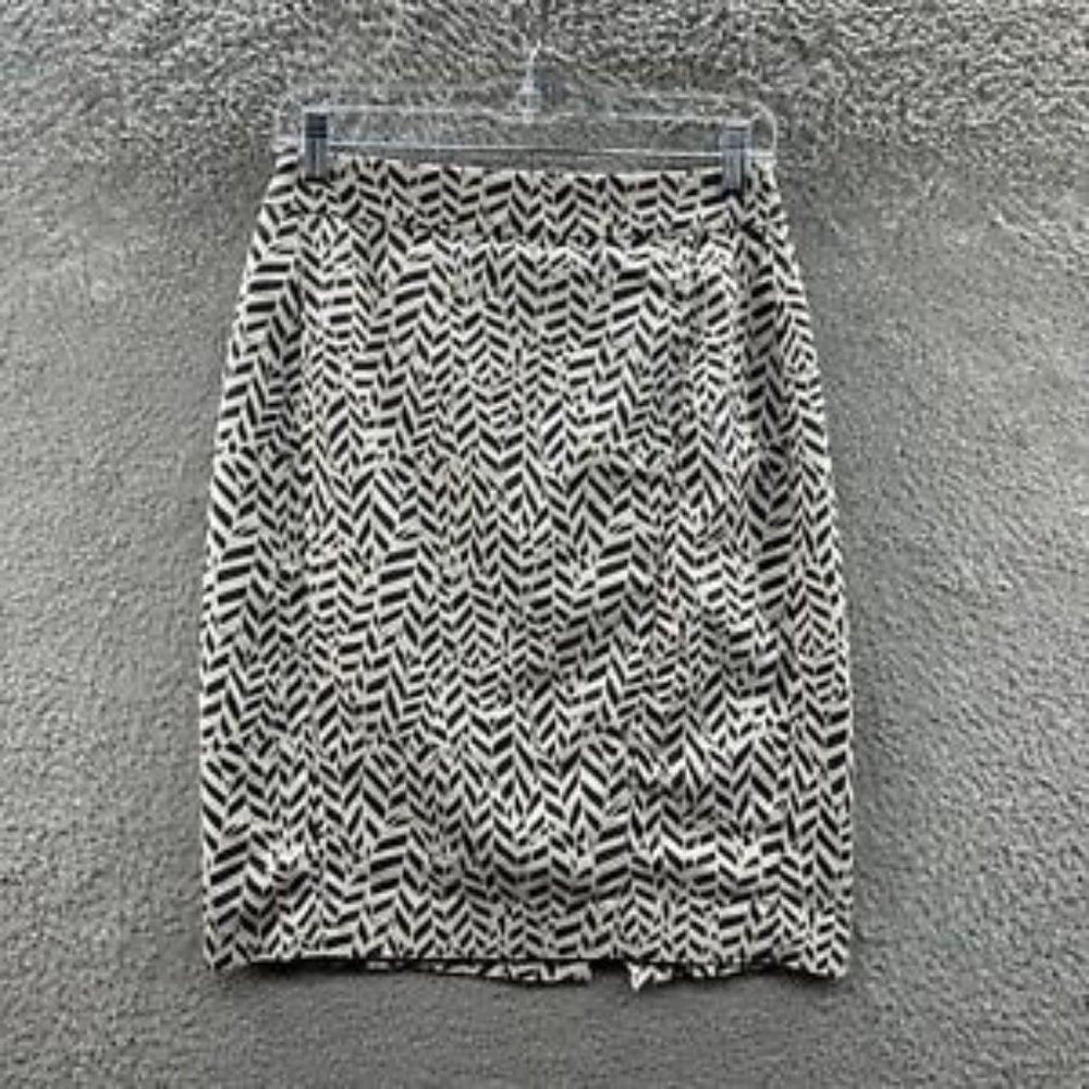 LOFT Tube Skirt Women's 4 Black/White Tube Skirt Ladies‎ 4